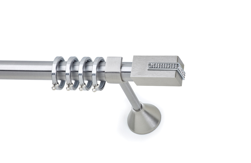 Anartisi Κουρτινόξυλο Φ25 Inox SMART Νίκελ Σατινέ